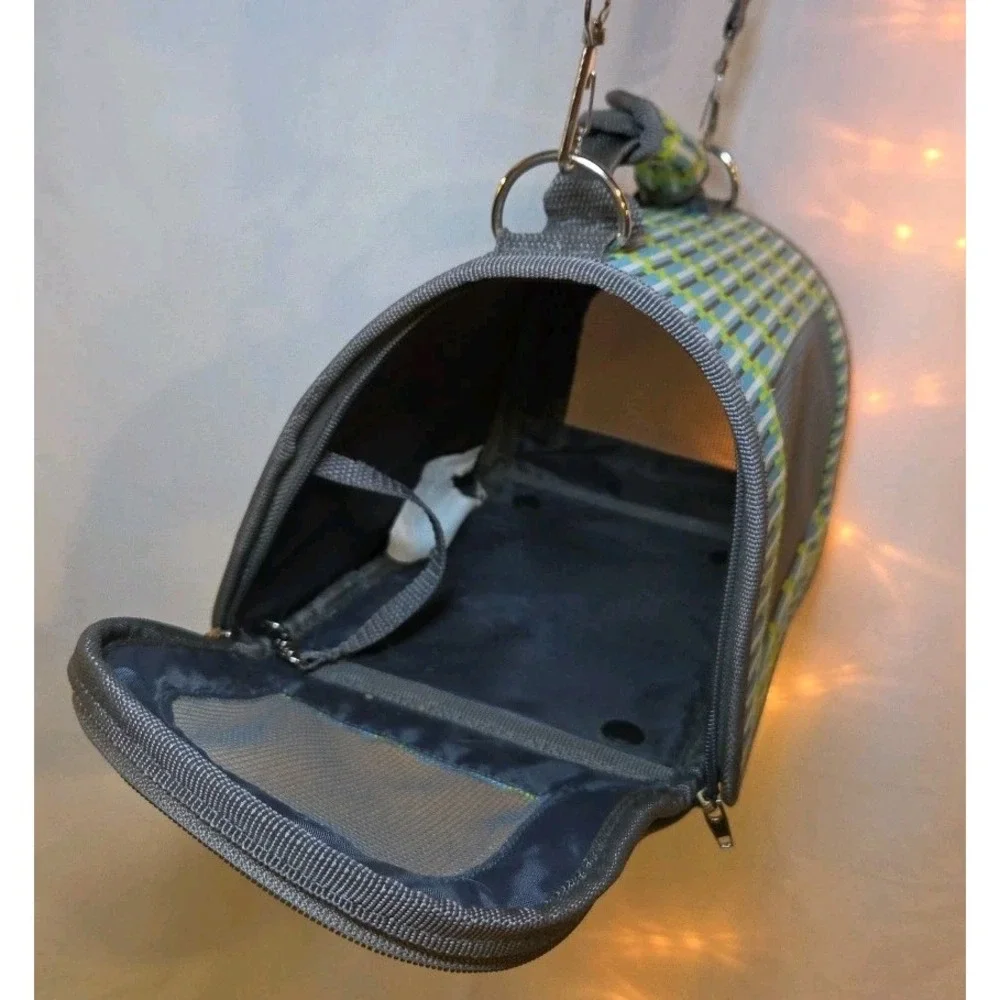 Pet Carrier Soft Sided Travel Small Size Bag Mesh Zipper Tote Transport Airline